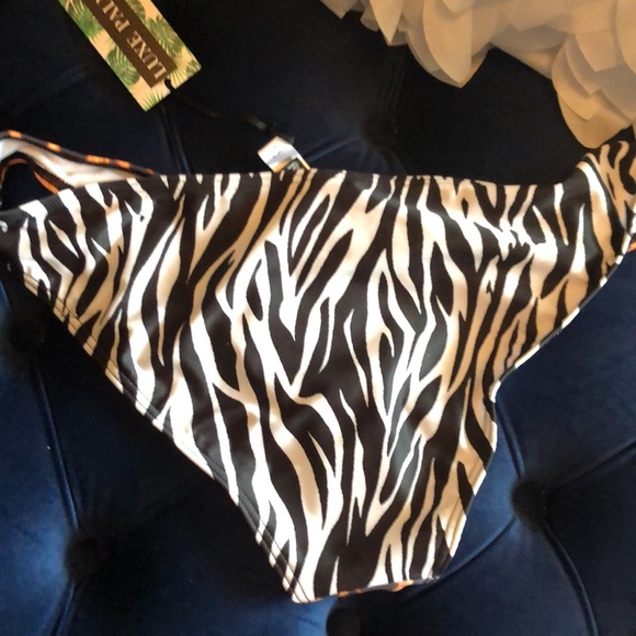 LUXE PALM animal print bikini bottom size 8 - Picture 7 of 7